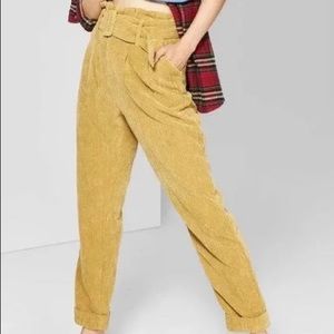 Wild Fable Corduroy Mustard Pants